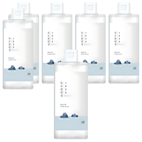 라운드랩 1025 독도 클렌징워터, 400ml, 6개