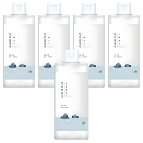 라운드랩 1025 독도 클렌징워터, 400ml, 5개