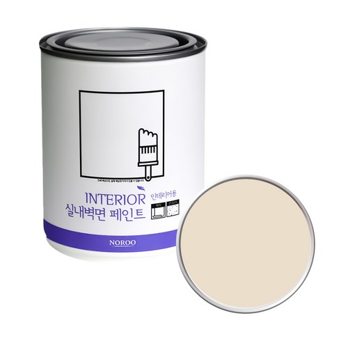 노루페인트 실내벽면 페인트, WT 1080 Barely Beige, 1L, 1개