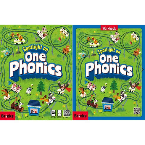 Spotlight on One Phonics student book + work book, 사회평론, Student Book + Workbook