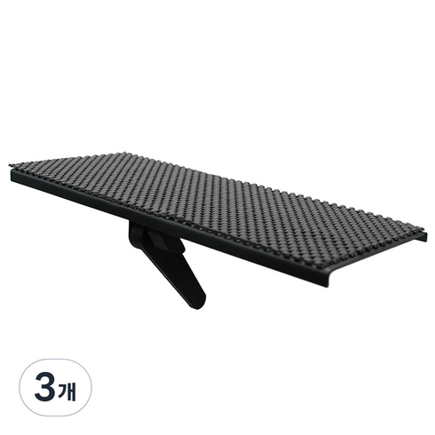 엘디엘마운트 티비 셋탑박스 공유기 사운드바 거치대 APL-S300, 블랙, 3개