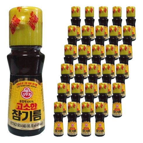 오뚜기 고소한 참기름, 55ml, 30개