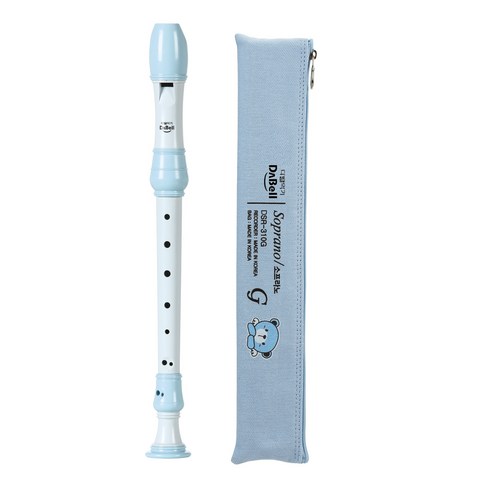 다벨 소프라노 리코더 저먼식 DSR-310G, 하늘색, 1세트