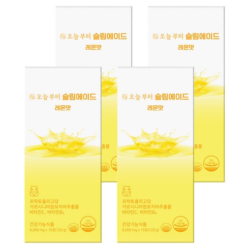 오늘부터 슬림에이드 다이어트보조제 레몬맛, 4개, 120g