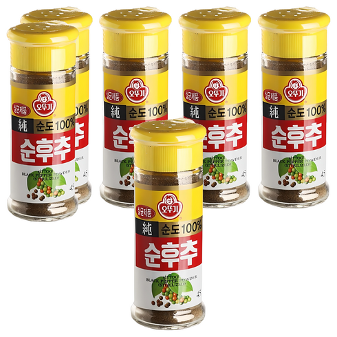 오뚜기 순후추, 45g, 6개