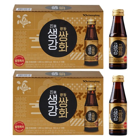 광동제약 진생강 쌍화, 100ml, 20개