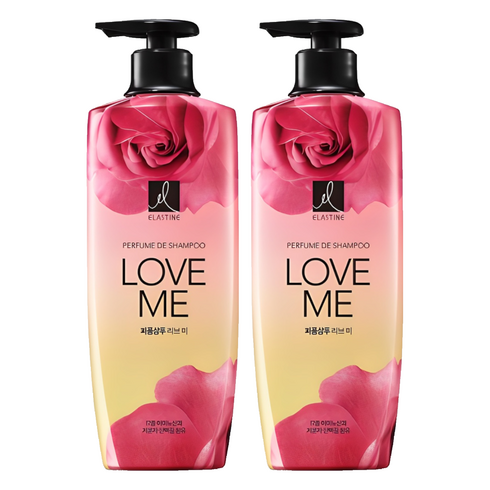 엘라스틴 퍼퓸 샴푸 러브 미, 600ml, 2개