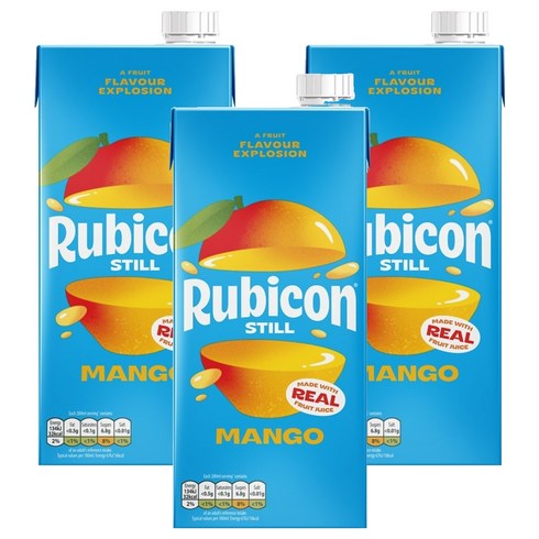 rubicon 망고 주스, 3개, 1L