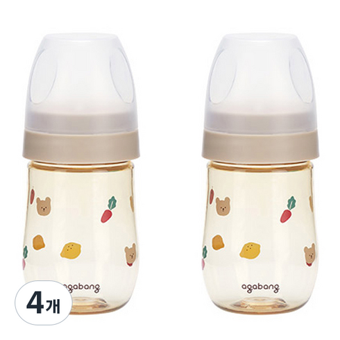 아가방 마이 페이보릿 띵스 PPSU 젖병, 180ml, 4개