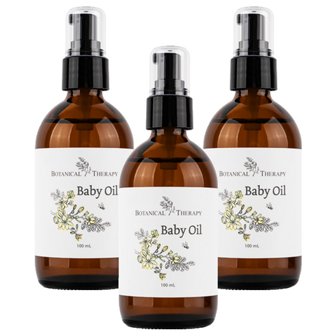 보타니컬테라피 베이비 오일, 100ml, 3개
