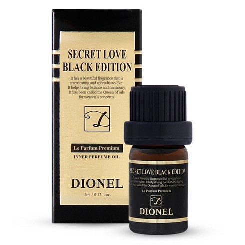 디오넬 시크릿 러브 블랙 에디션 이너퍼퓸, 5ml, 1개