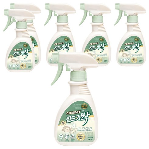 컴배트 진드기싹 스프레이 살충제, 290ml, 6개