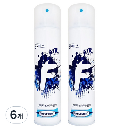 신신파스 F 뿌리는 스프레이 파스 300ml, 1개입, 6개