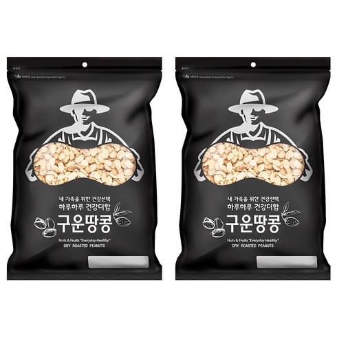 넛츠팜 구운땅콩 미국산, 1kg, 2개