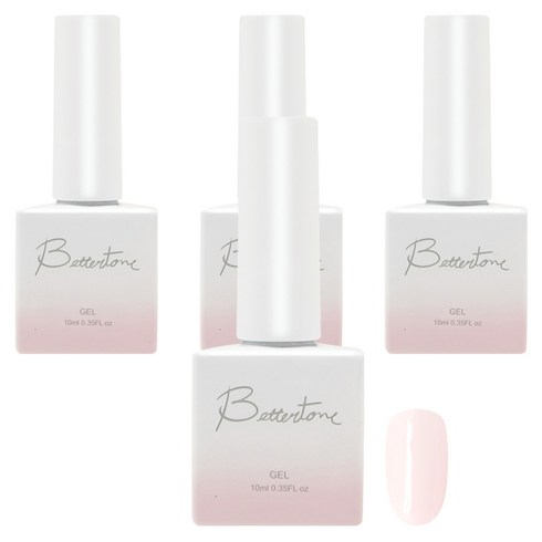 아이빛 베러톤 누드스킨 시럽 컬러 젤네일, BT-104누드연핑크, 10ml, 4개