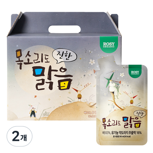 로지오가닉 진한 목소리도 맑음, 80ml, 60개, 배도라지