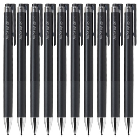 파이롯트 쥬스업 볼펜 0.5mm, 10개, 블랙