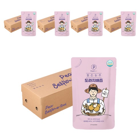 푸릇담 젊은농부 도라지배즙 30p, 3L, 5개