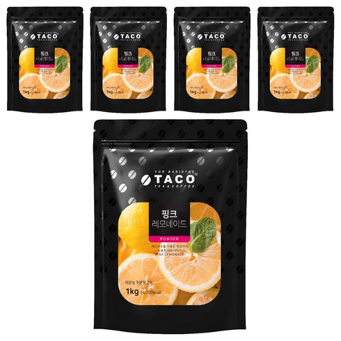 타코 핑크레모네이드, 1kg, 1개입, 5개, 1kg
