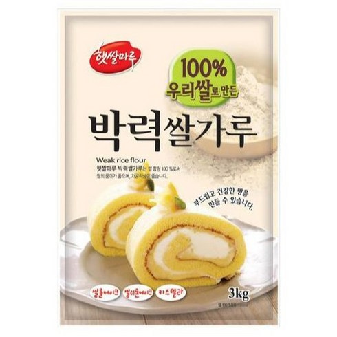 햇쌀마루 박력 쌀가루, 1개, 3kg