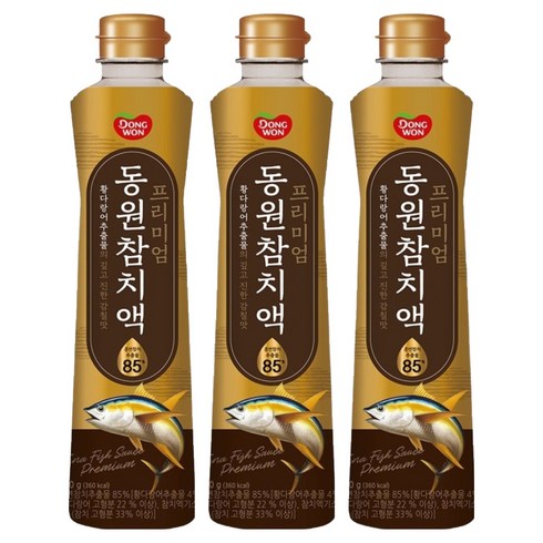 동원 프리미엄 참치액, 900ml, 3개