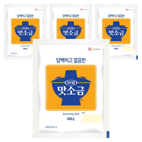 미원 맛소금, 500g, 4개