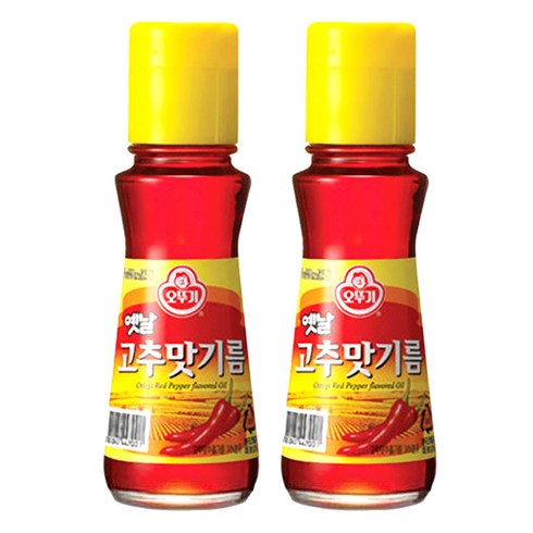 오뚜기옛날 고추맛 기름, 80ml, 2개