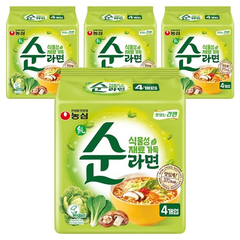순라면 100g, 16개