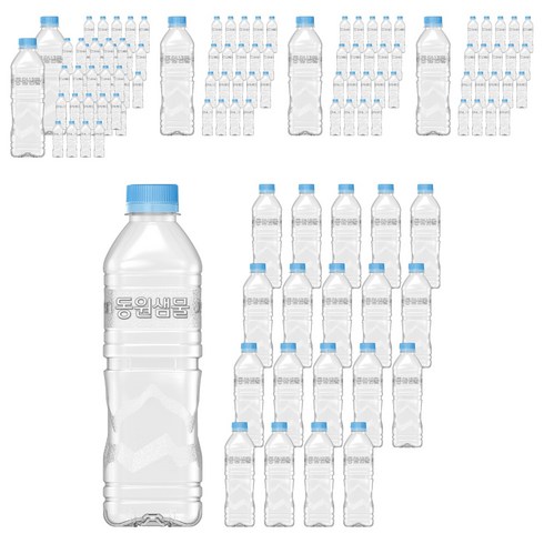 동원샘물 무라벨 생수, 500ml, 120개
