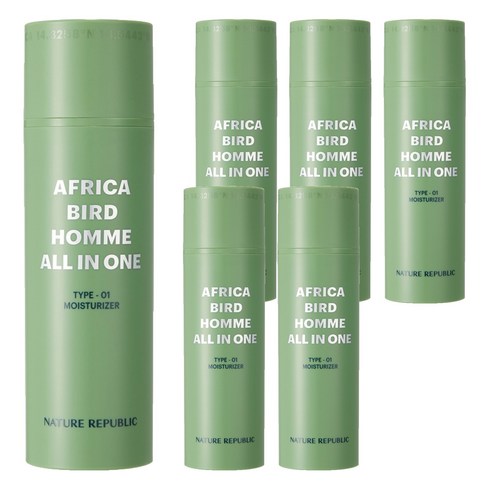 네이처리퍼블릭 아프리카 버드 옴므 올인원 모이스처라이저, 150ml, 6개