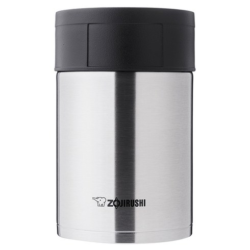 조지루시 보온 1단 죽통 SW-HAE45, 실버, 450ml, 1개