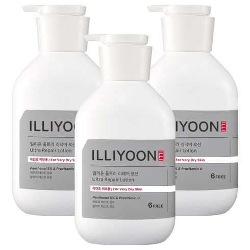 일리윤 울트라 리페어 바디로션, 528ml, 3개