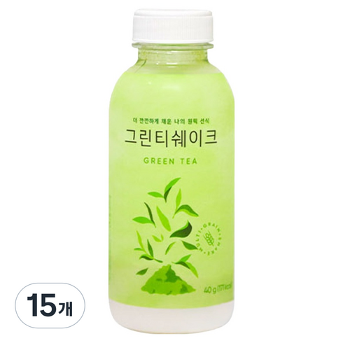 피키피커스 그린티 쉐이크, 15개, 40g