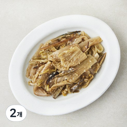식도감 묵은지 멸치 볶음, 100g, 2개