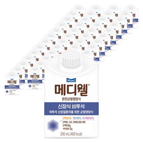 메디웰 신장식 비투석, 200ml, 90개