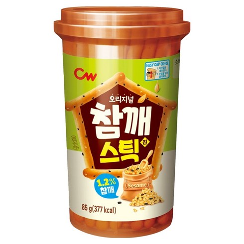 청우식품 참깨스틱 진, 85g, 1개
