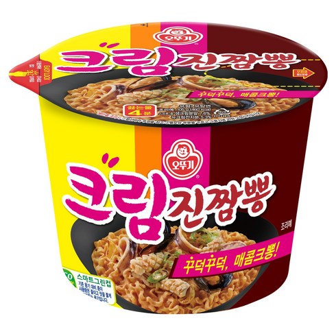 오뚜기 크림진짬뽕 용기 105g, 1개