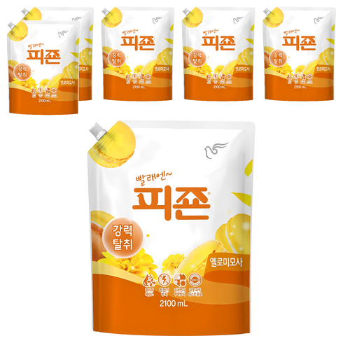 피죤 레귤러 옐로미모사, 2.1L, 6개