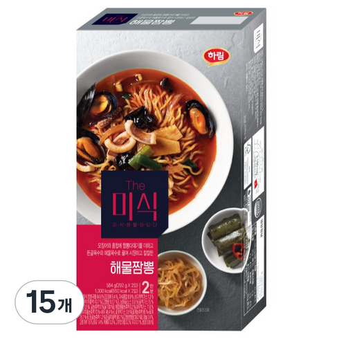 더미식 해물짬뽕 584g, 15개