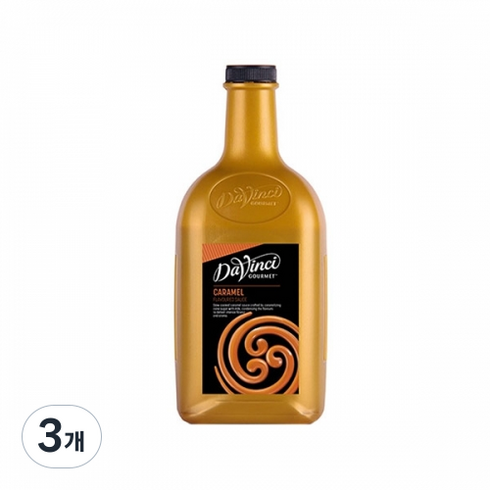 다빈치 캬라멜 소스, 3개, 2.6kg