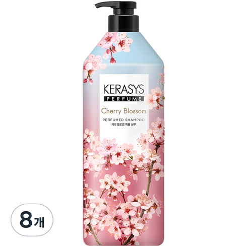 케라시스 퍼퓸 샴푸 체리 블라썸, 1L, 8개