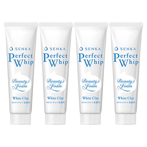 센카 퍼펙트 휩 화이트 클레이 클렌징폼, 50g, 4개