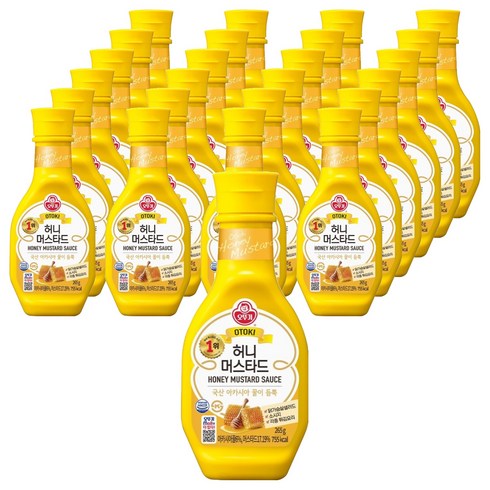 오뚜기 허니머스타드 소스, 265g, 25개