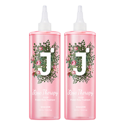 제이숲 단백질 워터 로즈테라피 트리트먼트, 500ml, 2개