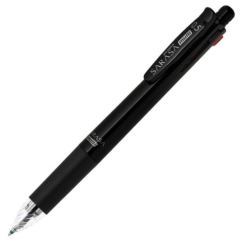 제브라 볼샤 사라사 4+1 J4SA11 볼펜 0.5mm + 샤프 0.5mm, 블랙, 1개