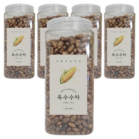 아름다운정성 옥수수차, 500g, 1개입, 5개