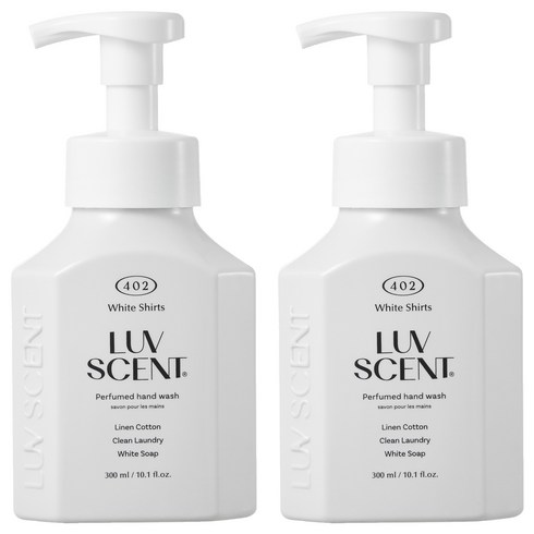 럽센트 핸드워시 화이트셔츠 린넨코튼향, 300ml, 2개