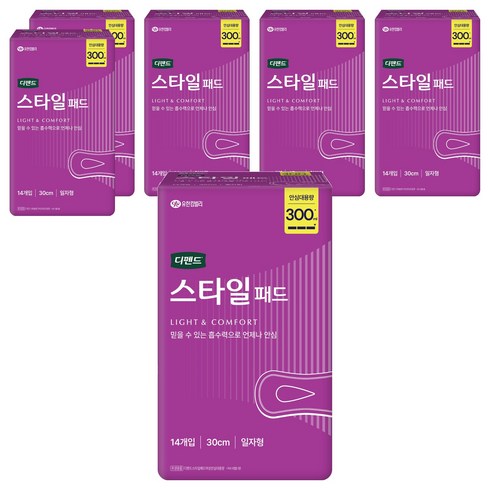 디펜드 여성용 스타일 패드, 14개입, 6개