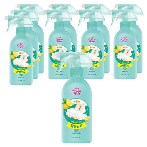 온더바디 코튼풋 발을 씻자 풋샴푸 레몬민트향, 1개입, 10개, 510ml