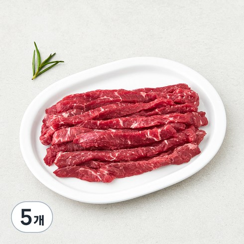 국내산 1등급 한우 잡채용 (냉장), 150g, 5개